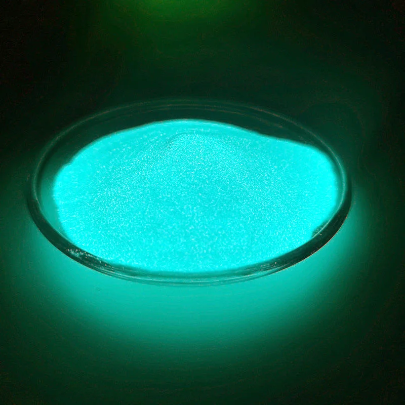 Blue-Green Luminous Organic Pigment Powder