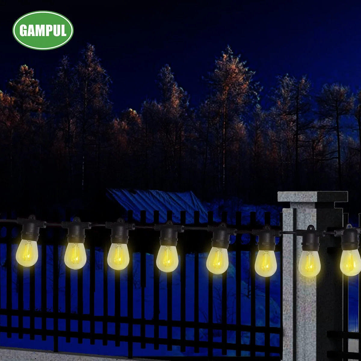 Chiese Factory Outdoor атмосферостойкий 1W S14 LED Замена солнечных батарей Лампы освещения с электроприводом E26 основание для домашних декораций Праздник Освещение