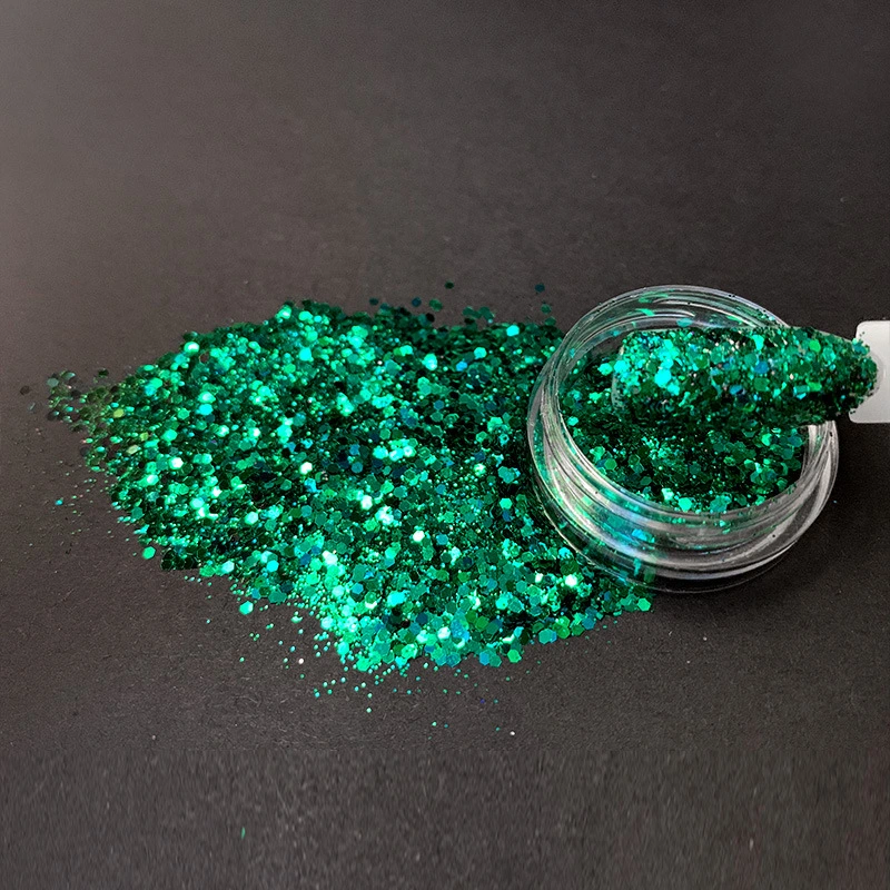 Multicolored Holographic Glitter for Creative DIY Craft Projects