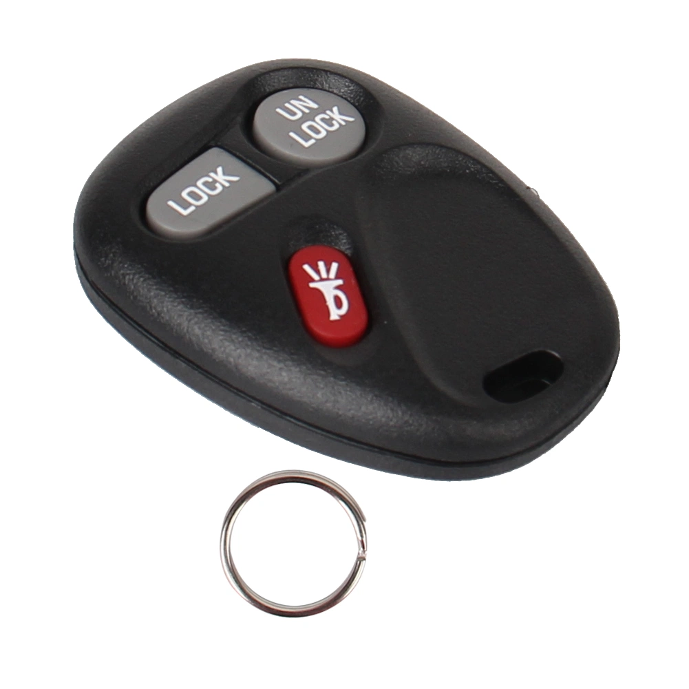 2 Replacement Keyless Entry Remote Control Key Fob Clicker Transmitter 3 Button - Black