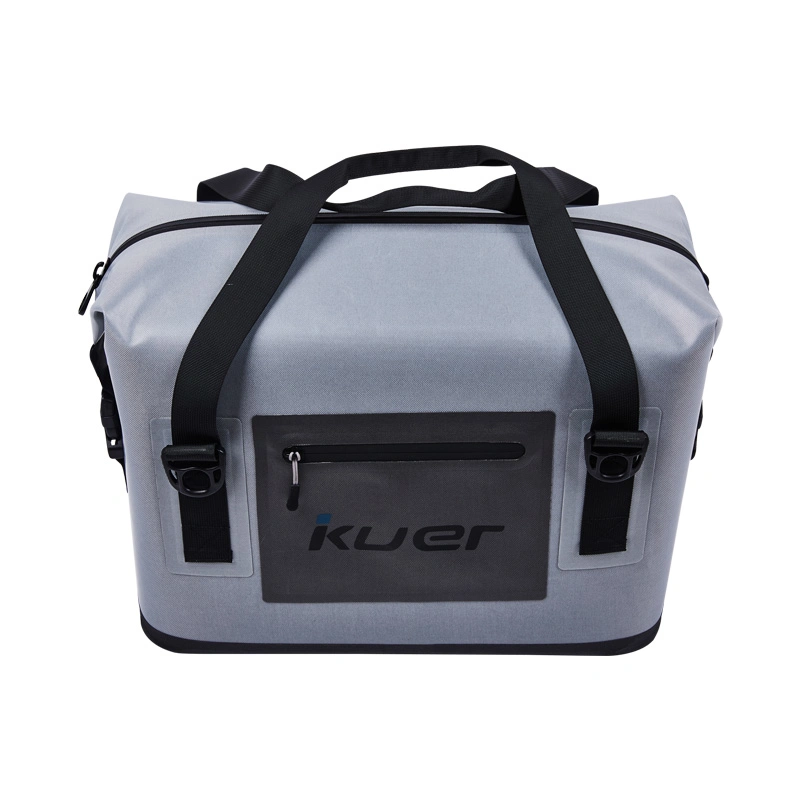 Kuer Custom Logo Nylon &TPU Material Waterproof Insulated 20/30/40 Can Soft Cooler Bag