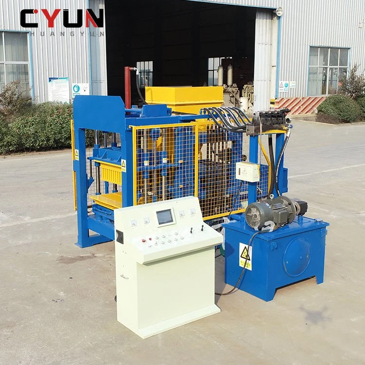 Qt 8-15 Auto Hollow Cement Interlocking Clc Brick Block Making Machine Plant