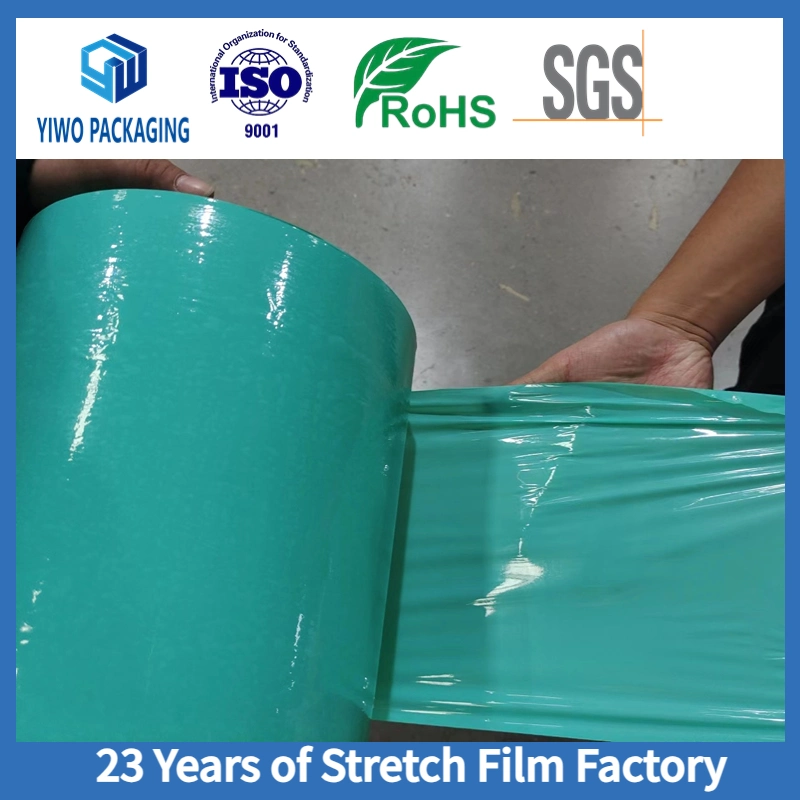 L'ensilage en plastique Stretch Film Enrubannage de balle à l'ensilage Barrière film d'oxygène de la membrane d'enrubannage (SAC/couvercle)