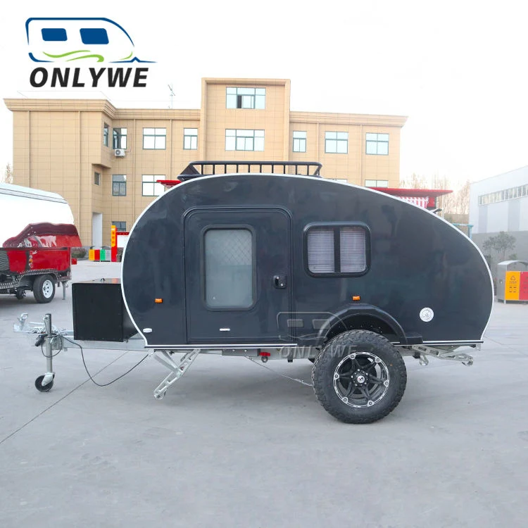 Onlywe Small Car House off-Road Camping Teardrop Travel Trailer Caravan