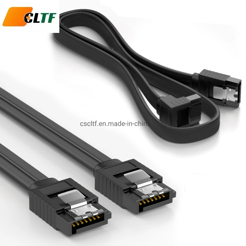Custom High quality/High cost performance  Electronic Wire Harness OEM Sleeved SATA 7pin Cable Auto Cable Assemblies