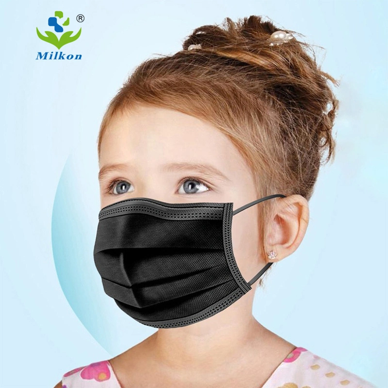 Antiviral Dustproof Protective Adult Kids Printed Non Woven Earloop Triple Layer 3 Ply Disposable Face Mask