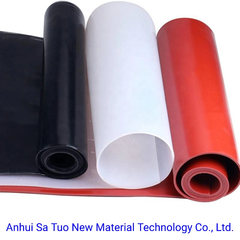 Various Colors Inflaming Retarding Silicone Rubber Sheet Roll