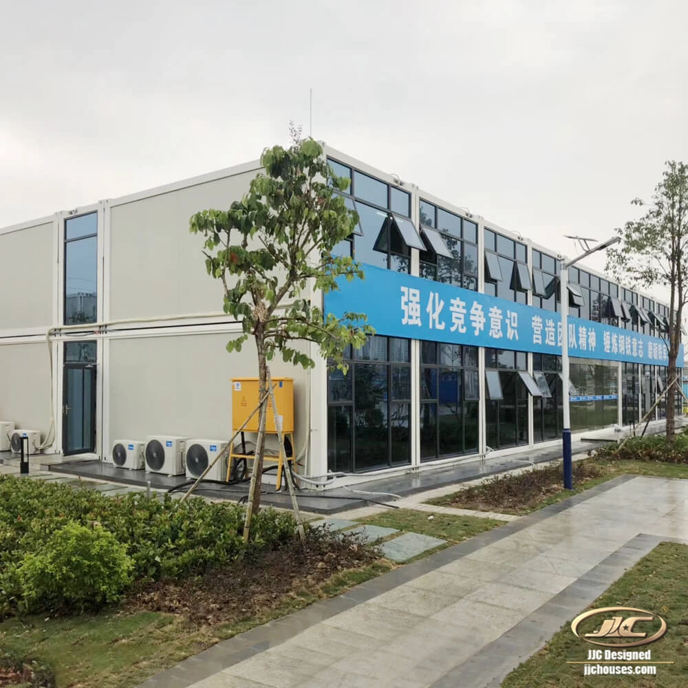 Commercial Portable Steel Structure Prefab House Container, Multi Storey Prefab Office Litter Pre Fab House Container Building