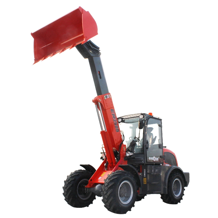 High quality/High cost performance  Chinese Factory Supply Everun ER2500 2.5ton Telescopic Wheel Loader