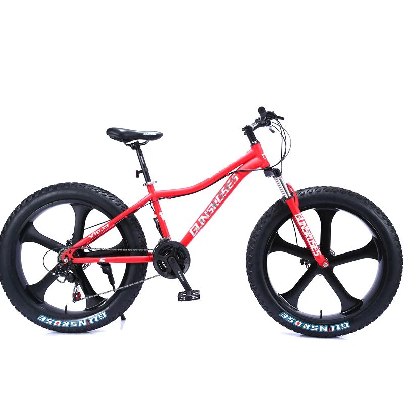 26"Wheel with Minimum Cheap Fat Bike / Fat Tire Snow Bike 26 Inch 21 Speed High Carbon Steel Frame BMX