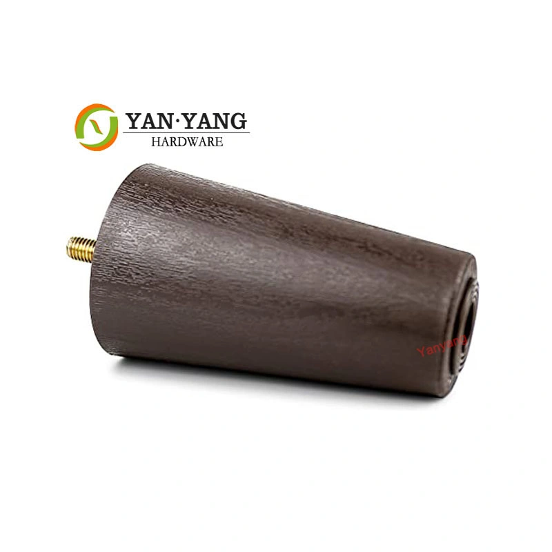 Yanyang Factory Sale Round Tube Plastic Furniture Leg Fittings Strong Support Sofa Feet