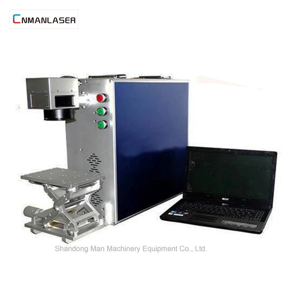 Mini Size Animal Ear Tag Laser Marking Machine with Laptop