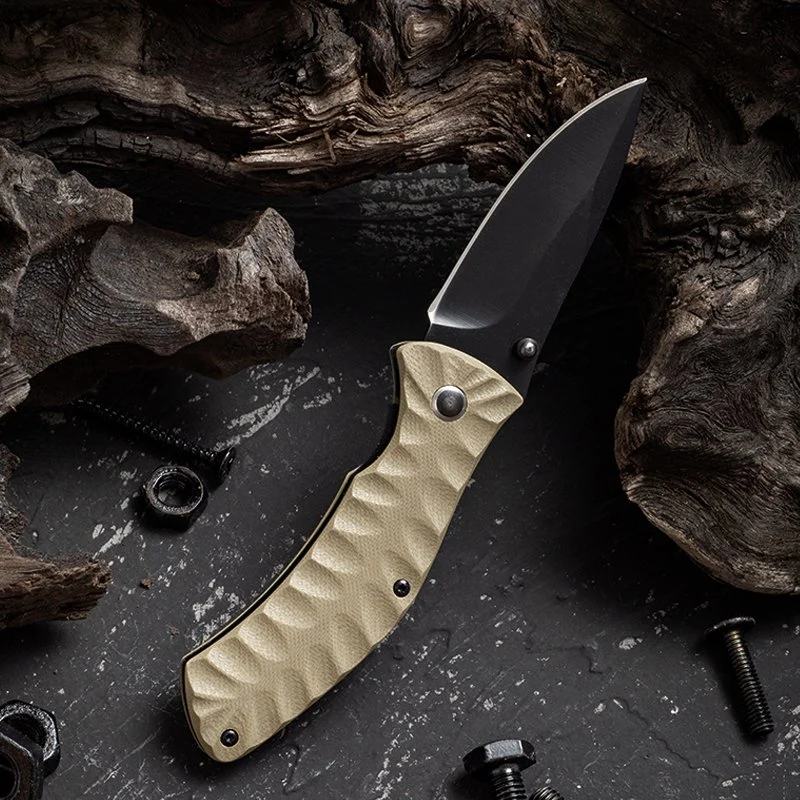 G10 Handle Folding Pocket Knife for Hunting Outdoor Man's Gift
