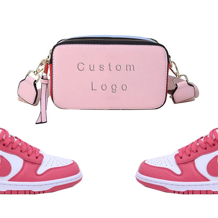 Sneaker and Purse Set 2023 Luxury Designer Handbag Shoe Set Famous Brand