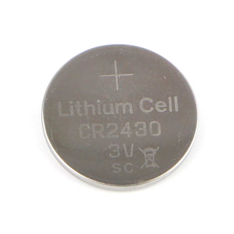 Lithium Battery Cr2430 290mAh Primary 3V Lithium Button Cell Coin Battery for Watch, Calculator, Electronic Notebook, Thermometer.