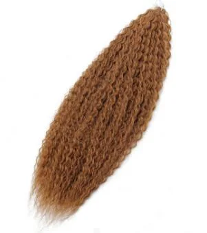 Extensiones de cabello Crochet pelo Curly Bohemio onda 20 pulgadas sintético Cabello trenzado