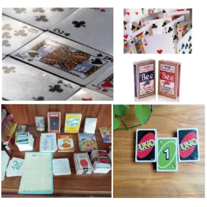 Precio de fábrica Tarjetas de juego Cartas de máquina de pelar y de colecear Máquina de cortar las cartas de juego de la cortadora de troqueles