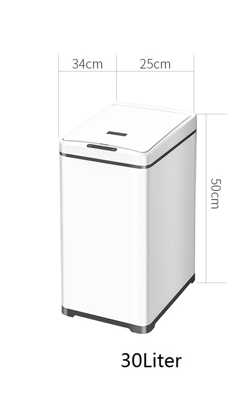 30liter Sensor Stainless Steel Dustbin for Living Room