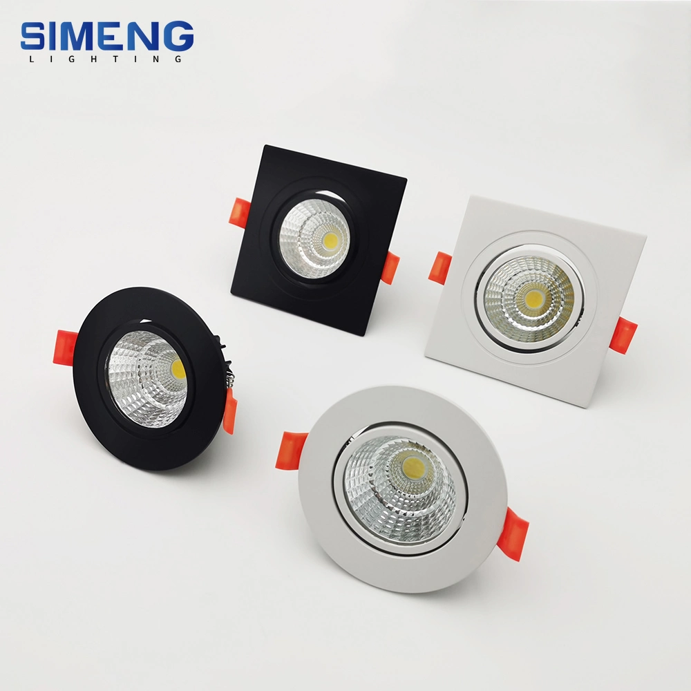 Modern Round Recessed Aluminum Lamp LED Indoor GU10 MR16 E27 Downlight