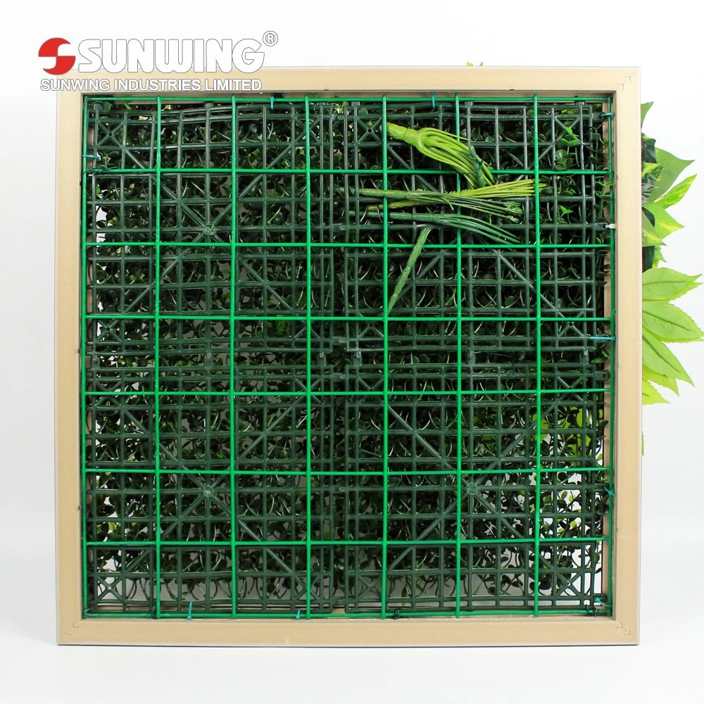 High Simulated Earth Friendly Fresh PE Green Wall Art for Decoration