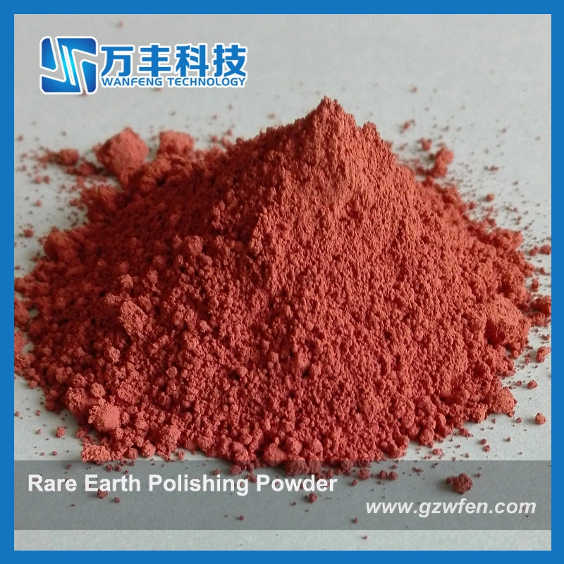 Rare Earth Red Polishing Powder with D50 2.0 Micron