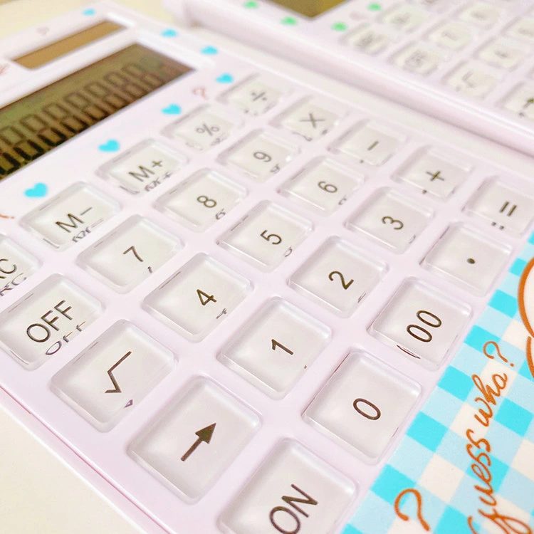Ruunjoy Sanrio Kawaii My Melody Kuromi Solar Energy Calculator Students Anime Sanrioed Girl Heart Keystroke Arithmetic Computer
