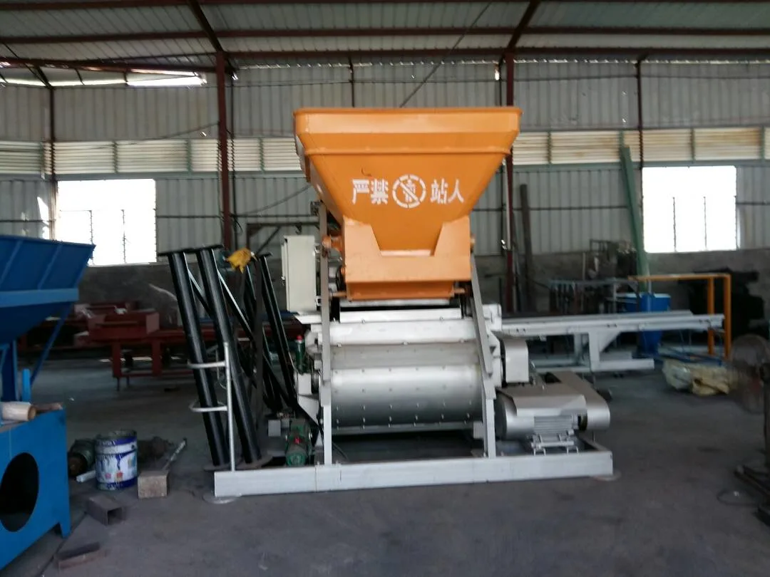 Js500 Twin-Shaft Concrete Mixer for Block Machine