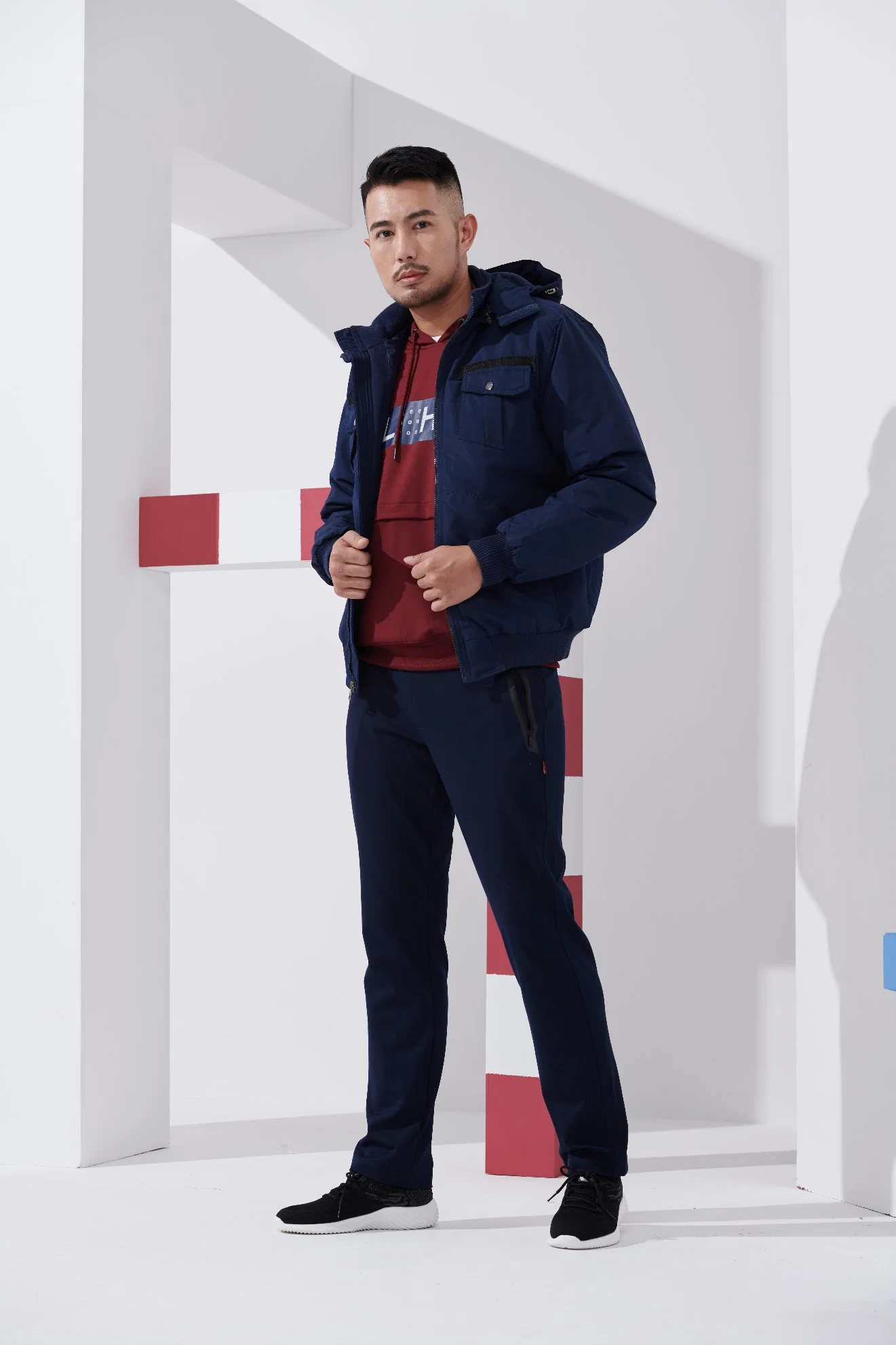 Ropa de felpa deportiva para hombre ropa de invierno para abrigos al aire libre