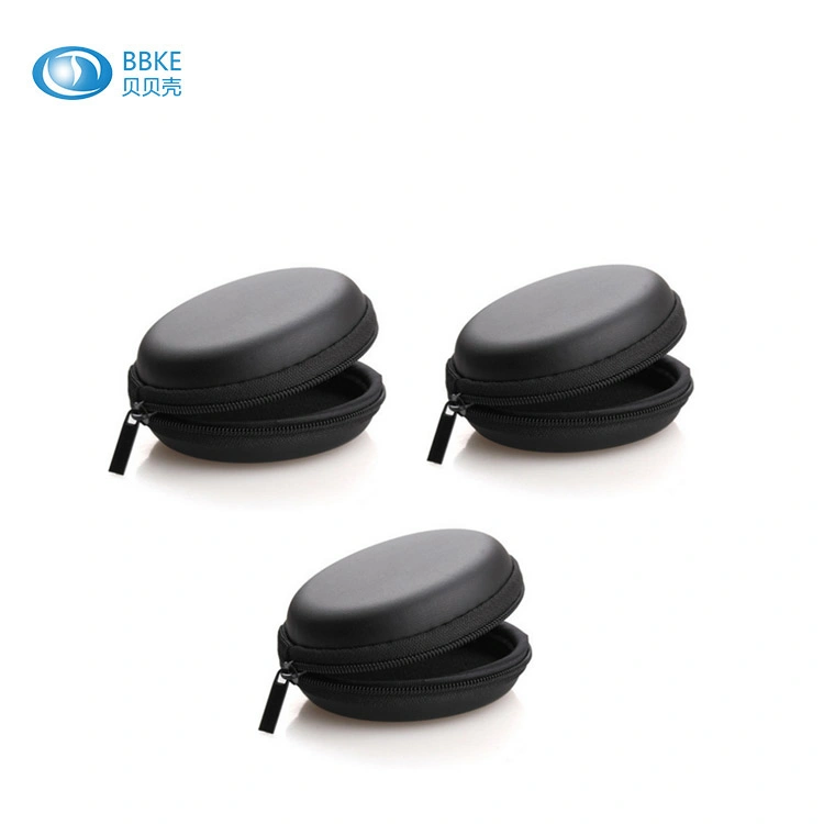 Round Hard Earphone Headset EVA Case