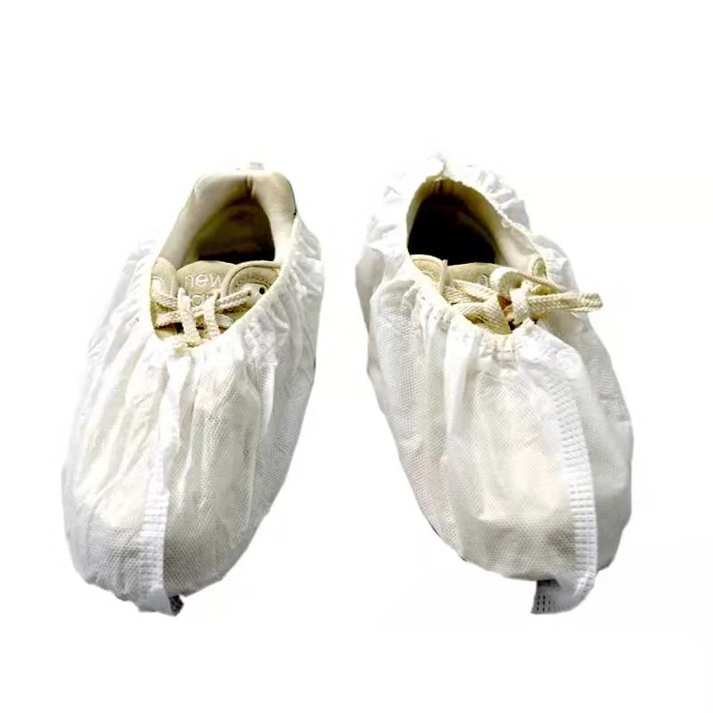 Customized Hot Sales White PP Nonwoven Fabric Shoe Cover