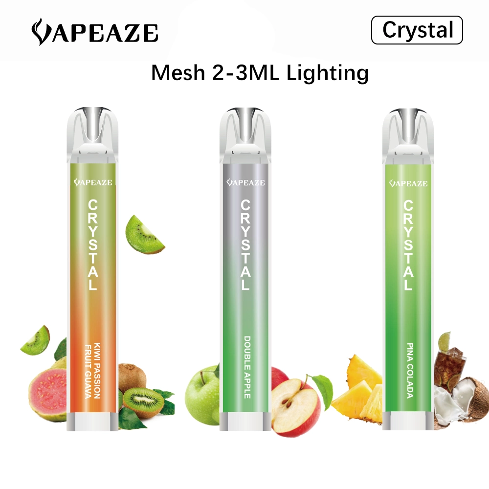 Promover al por mayor vaporizador 600 Puffs atractiva serie Frutas malla Bobina VAPE desechable cigarrillo electrónico