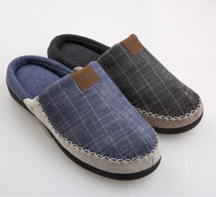 Corifei Indoor Wholesale Slippers for Men Fashion Outdoor Cotton Non-Slip Slippers