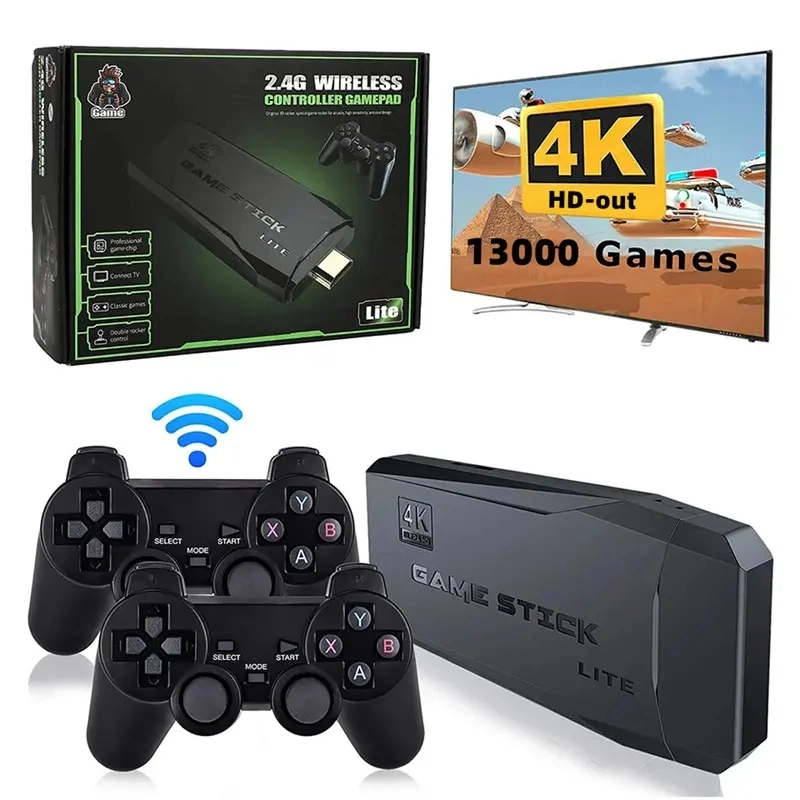 M8 Game Sticker 4K 32GB 64G 10000+ Game Handheld Video Soldes à chaud sur la console de jeux