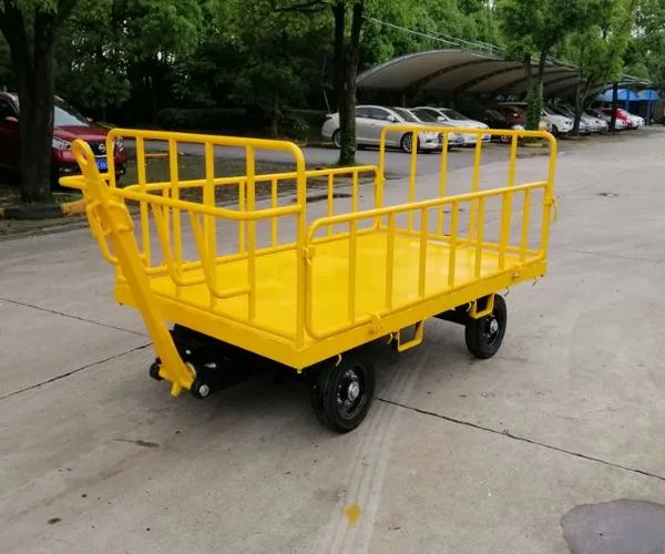 Aircraft Four Rail Baggage Cart Trolley