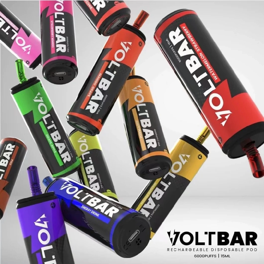 Voltbar 6000 Puffs Disposable E Cigarette Rechargeable Type-C Ae Bar