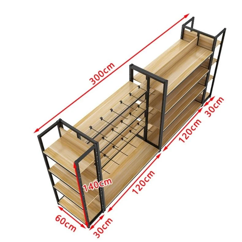 El té de la pantalla de estante para Tienda de comestibles minoristas chinos Rack/Té signos de los estantes de almacenamiento soporte estantería fácil supermercado Super Rack Rack gancho