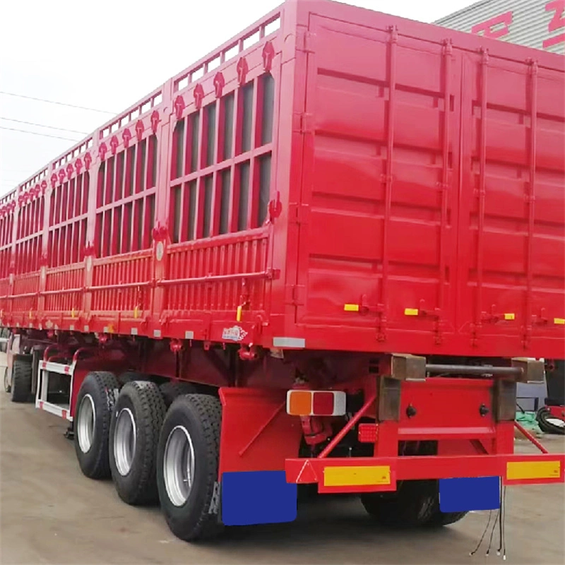 China Factory Direct Sales New Fence Trailer 3 Axis Semi Trailer Fence Freight Transport Semi Trailer Price