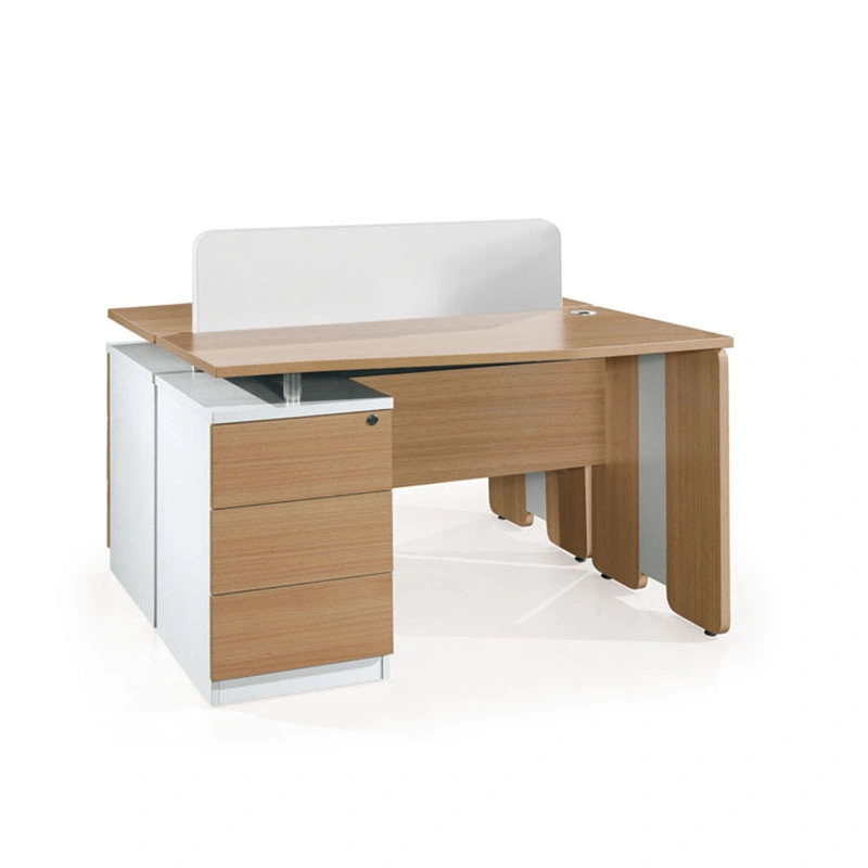 Commercial Office Furniture 4 Person Office Workstation L Sharp Partition Furniture Computer Desk