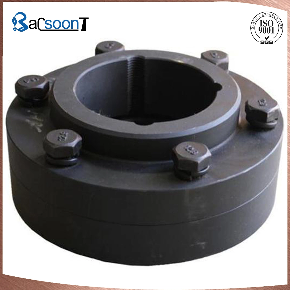 Customized Steel/Stainless Steel/Carbon Steel Lost Wax Casting/Precision Casting Steel Flange Coupling with Sandblasting/Machining in China