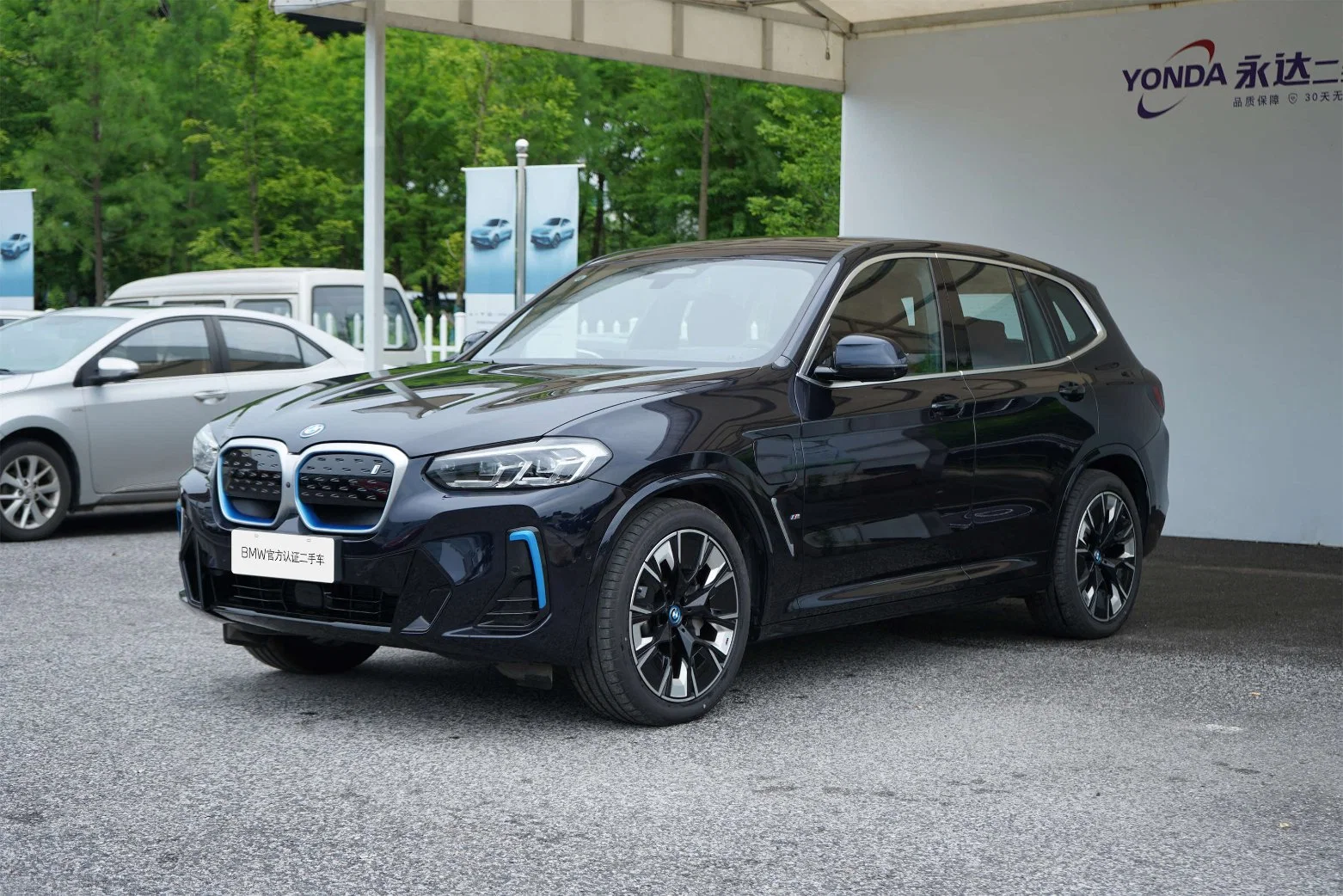 BMW 2021-22 IX3 Real Used Electric Auto car 5 sièges Véhicule utilitaire sport à conduite à gauche