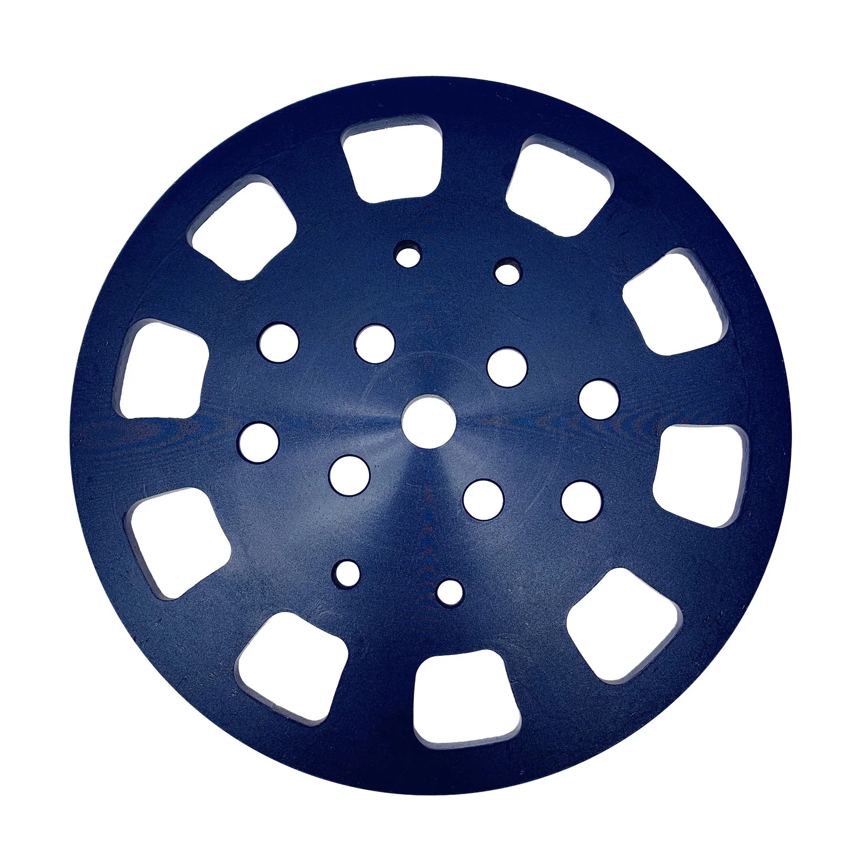 Premium Grade Silver Brazed 10in Sharpening 250mm Blue Diamond Wheel Grinding Disc for Soft Concrete