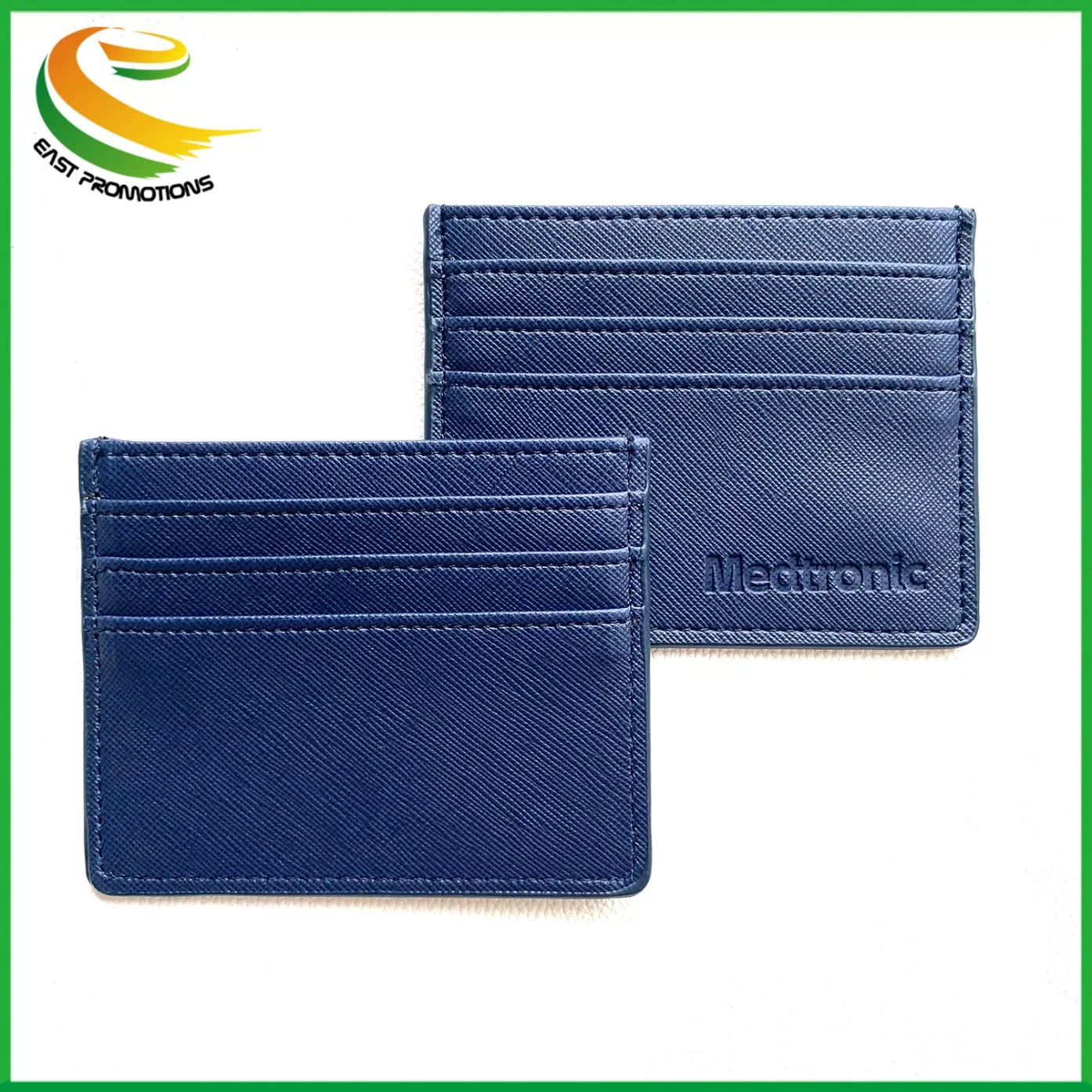 Wholesale Luxury Colorful Cheap Slim Men / Women PU/Genuine Leather RFID Blocking Card Holder with Gift Box