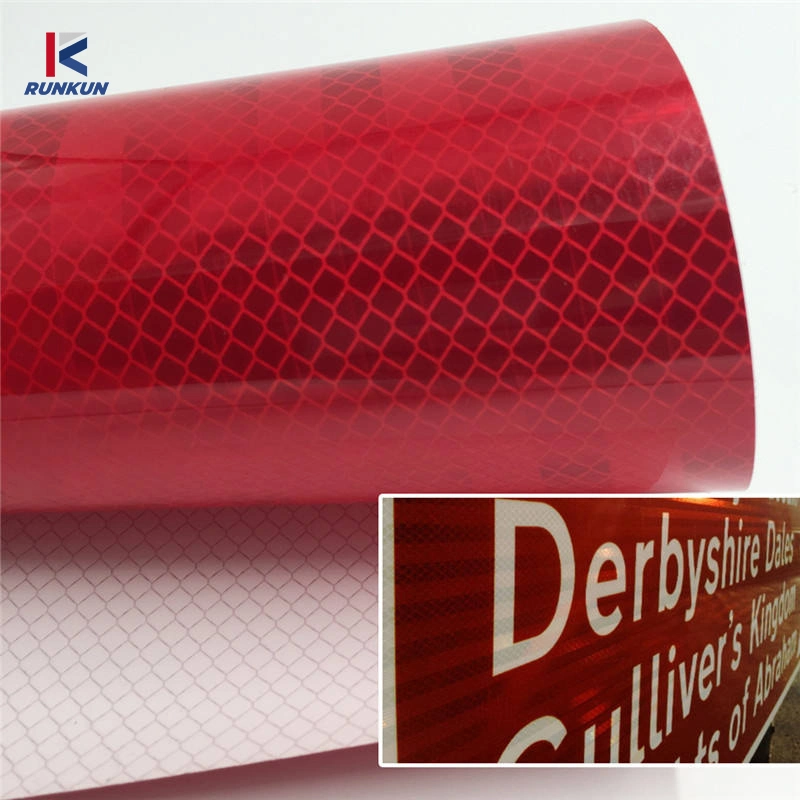 High Intensity Micro Prismatic Engineering Grade Film Reflective Sheet Film Pet Roll