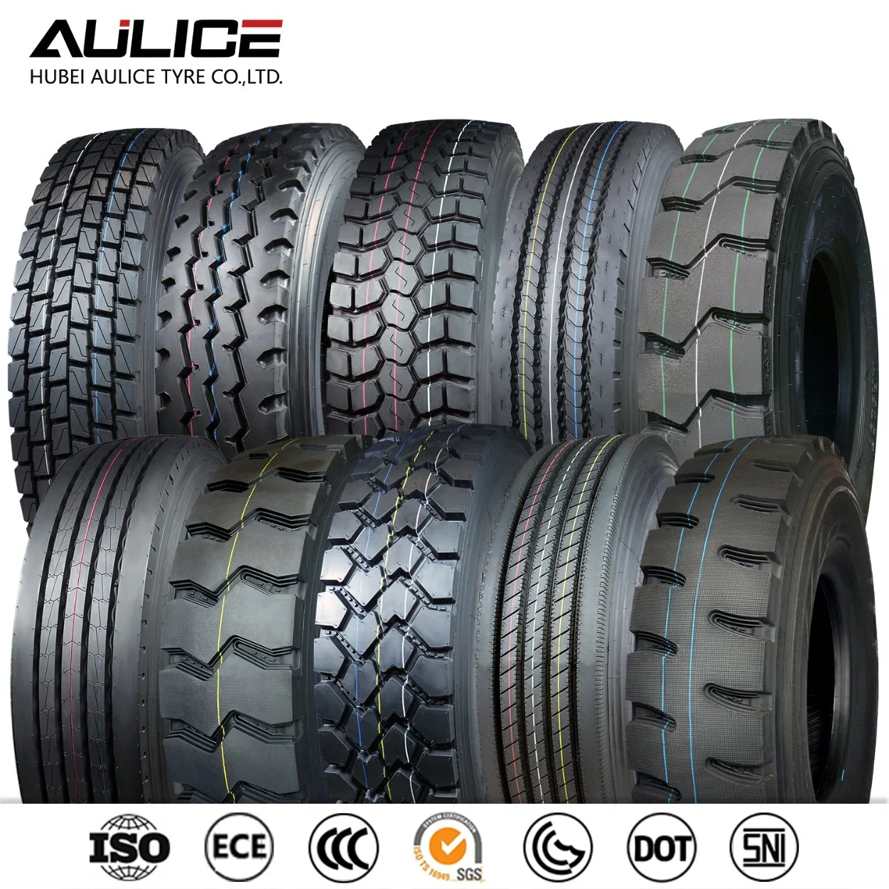 AULICE 8.25R16 9.00R20 10.00R20 11.00R20 Three Lines All Steel Radial Cheap Truck&Bus Heavy Duty Truck/Light Truck Tube Tires TBR Tyres High Load and Wearable