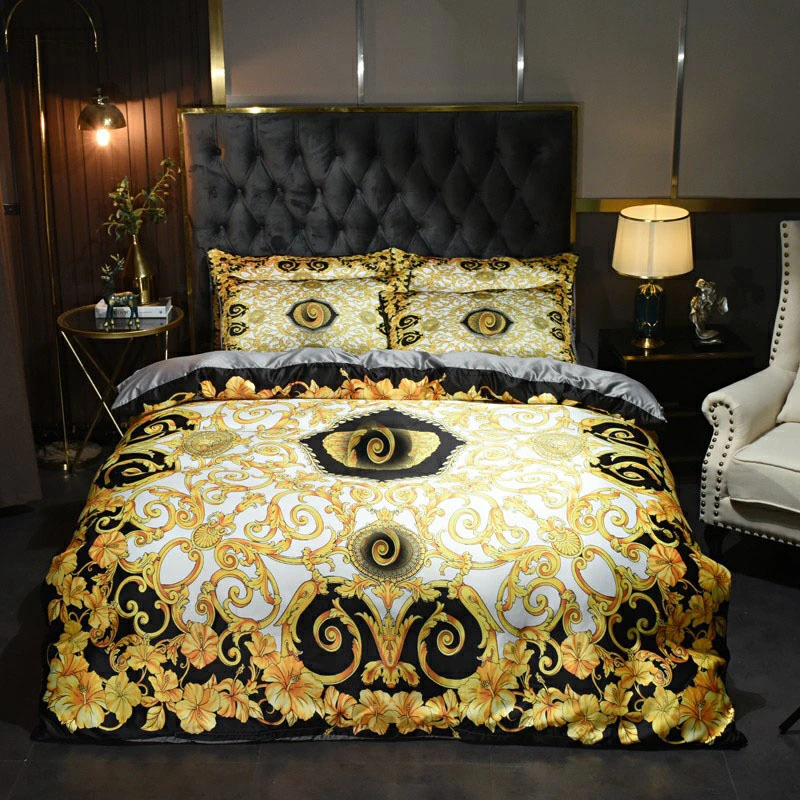 4 PCS Bedsheets 100% Cotton Bedding Sets Queen Size Bedding Set Bedsheet