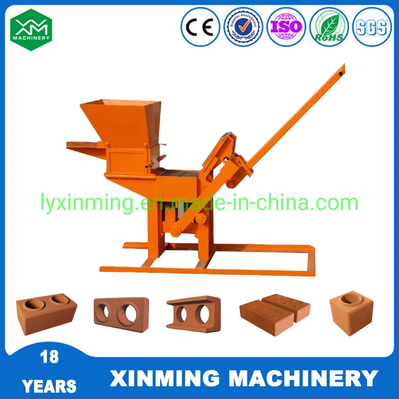 Wide Used Xm2-40 Brick Making Machine Clay Block Making Machine