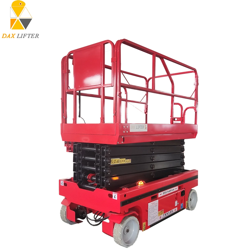 6m 8m Easy Operation 320kg Load Self-Propelled Hydraulic Lifting Equipment