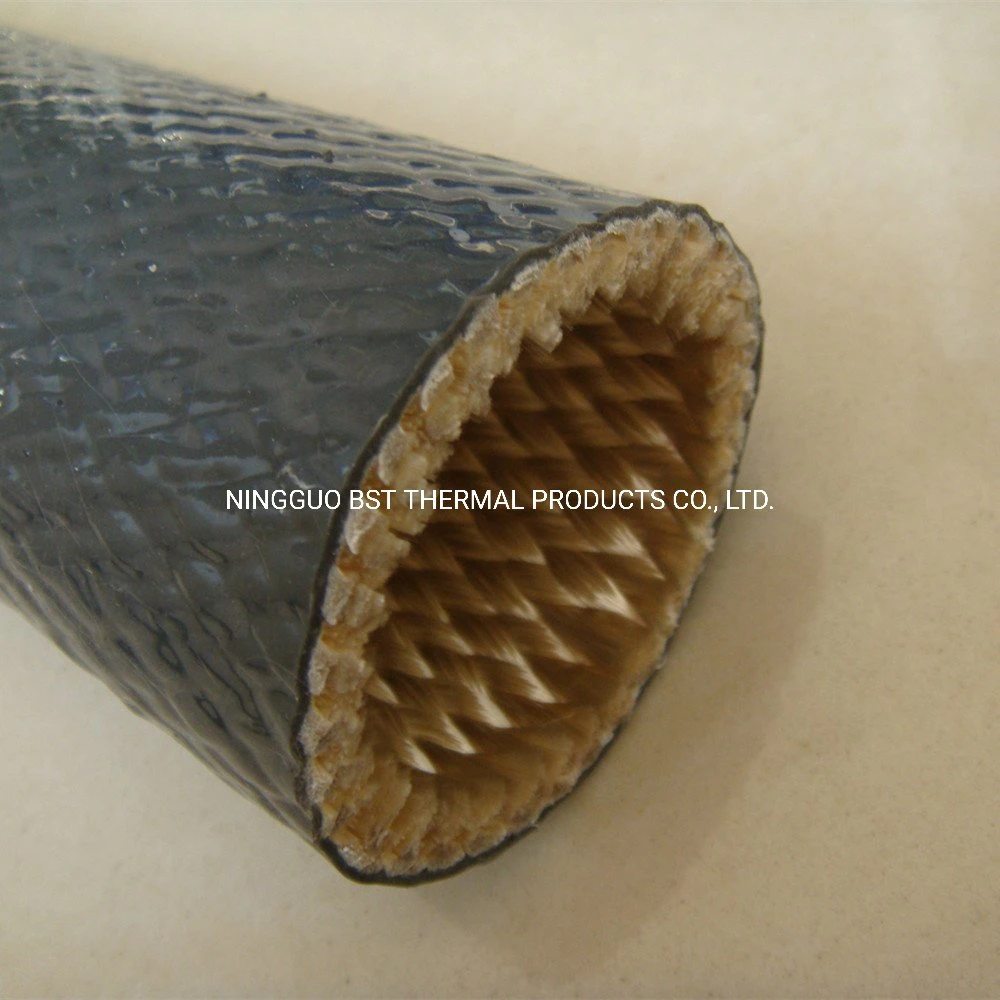 Stainless Steel Ss 304 Flexible Metal Exhaust Braided Reinforced Hose Protector Materials Silicone Fiberglass Black Hose or Wiring Loom Insulation Sleeve