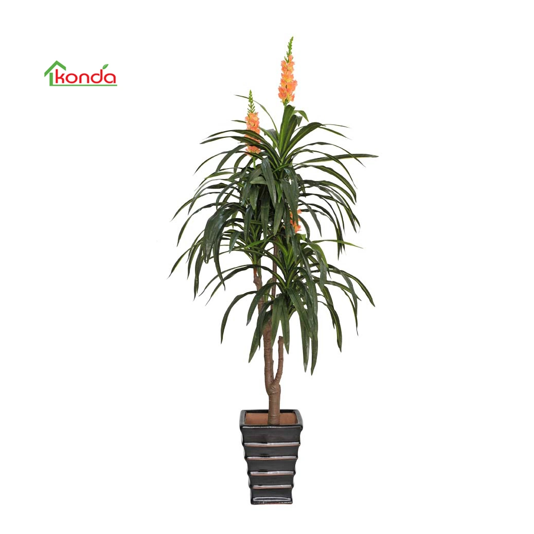 China Artificial Landscaping Colorful Sisal Flower Plants Bonsai Ornaments