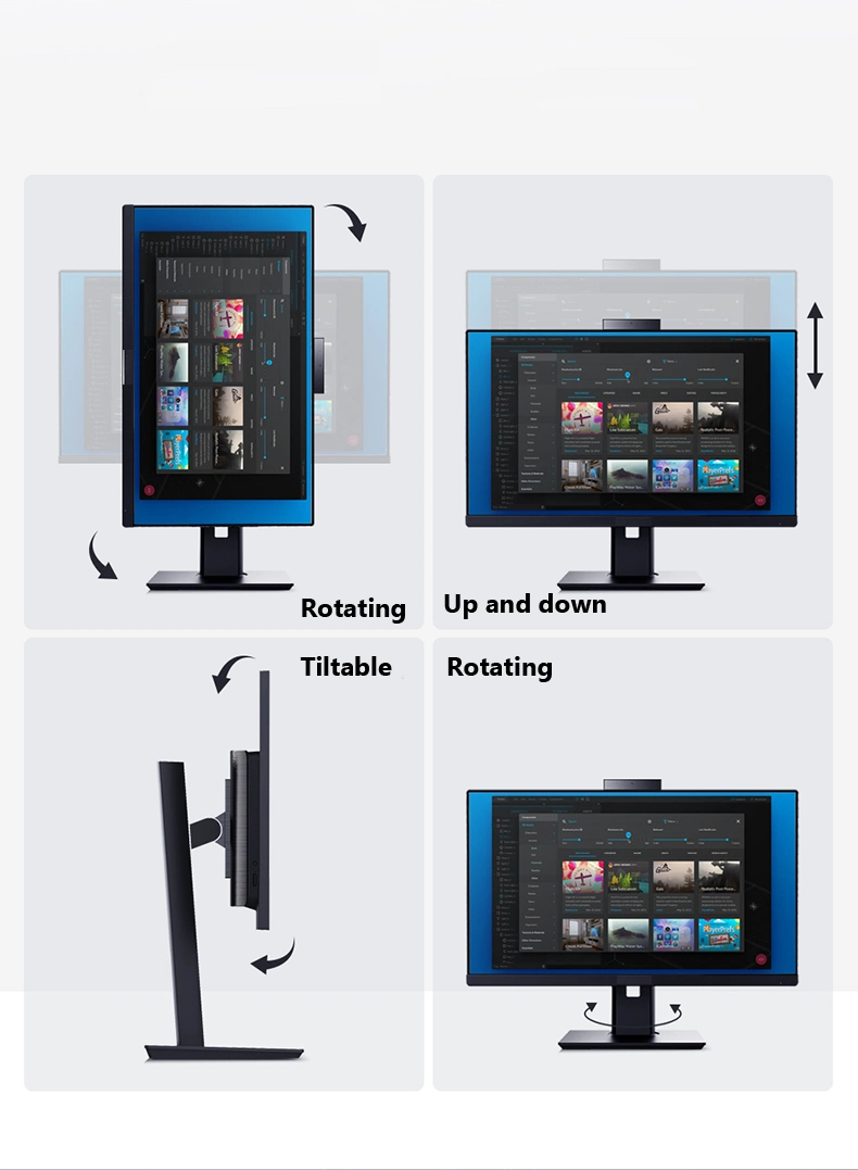 Aio Gaming Computer 24 Inch Touch Screen Aio Desktop Wireless Aio Portable PCS with High Performance